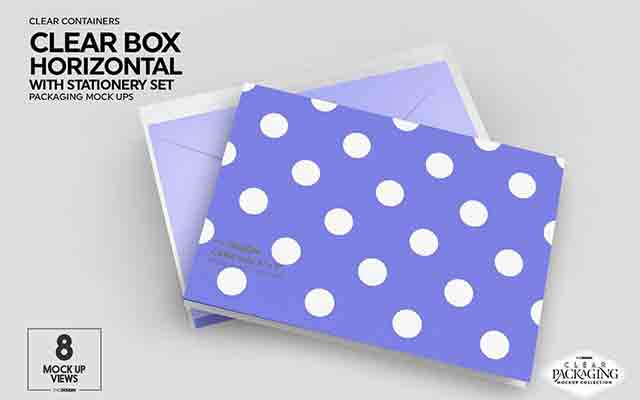 Clear-Box-with-Stationery-Set-Mockup-3963876-Free-Download