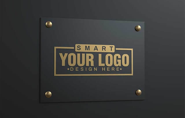 Collection Of Free Logo Mockup In PSD psdly