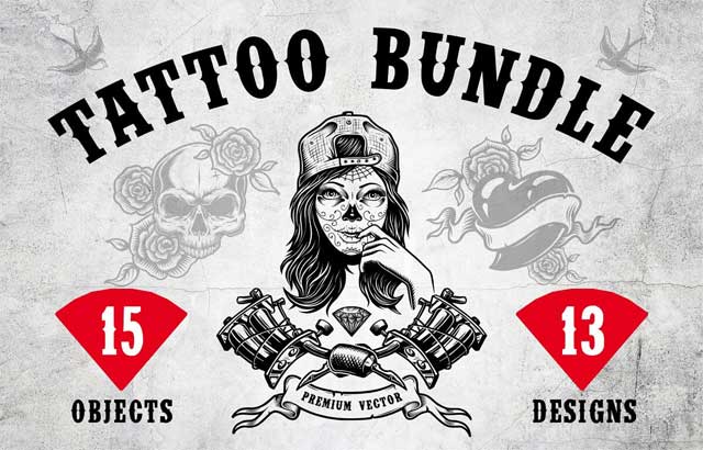 Tattoo BUNDLE By DGIM Studio 2190257 Free Download PSDLY