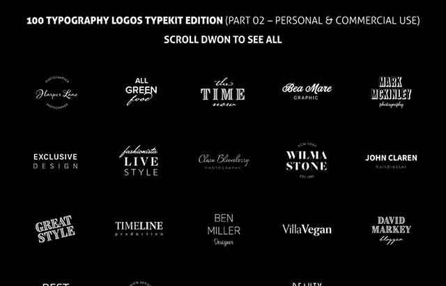 100-Typography-Logos-Typekit-Edition-801801-Free-Download
