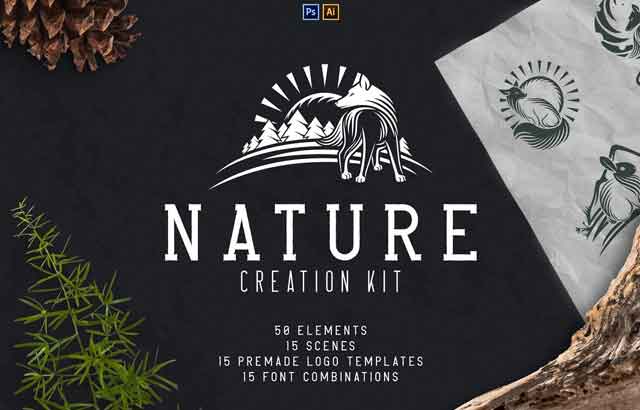 Nature Creation Kit ByVPcreativeshop Creativemarket Free Download