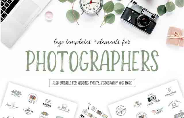 Photography Logo Pack BySwitzergirl Creativemarket Free Download