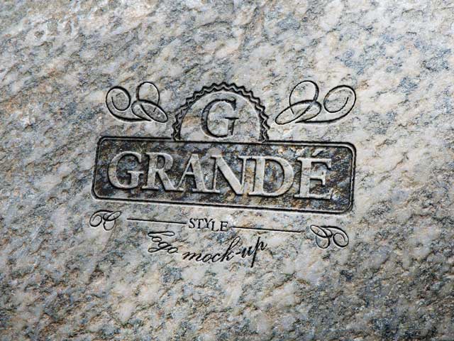 Free Stine Logo Mockup PSD