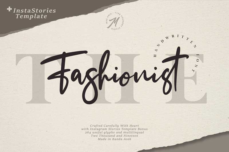 The Fashionist Extras Font