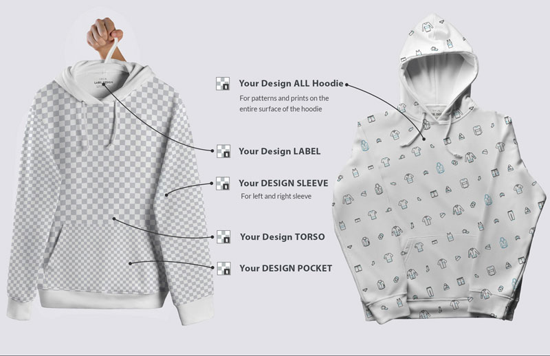 8 Mockups Hoodie 4