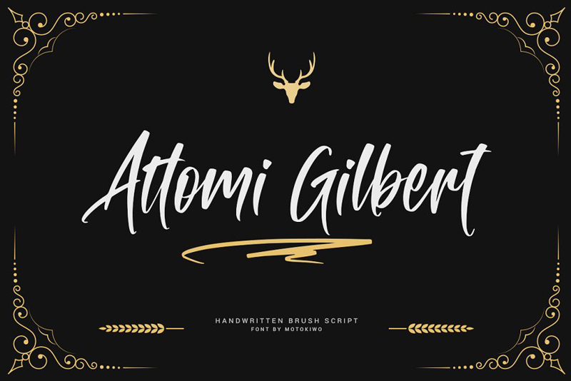 Attomi Gilbert Script Font