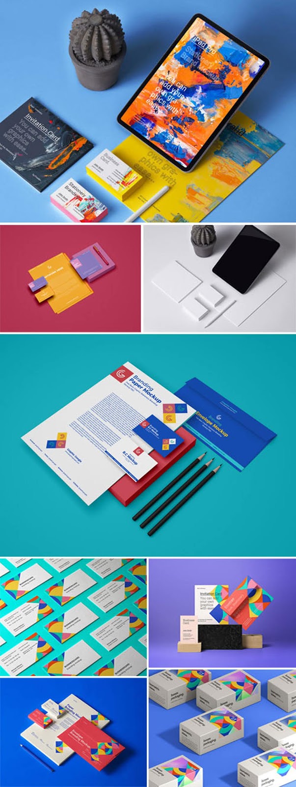 Branding Stationery PSD Mockups Collection 2
