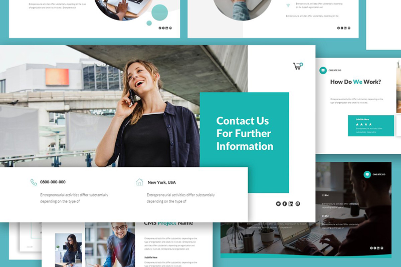 CMS Website Proposal PowerPoint252C Keynote and Google Slides