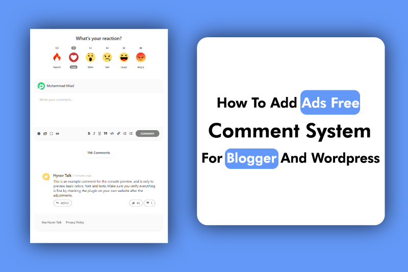 Disqus Alternative Free Comment System For Blogger