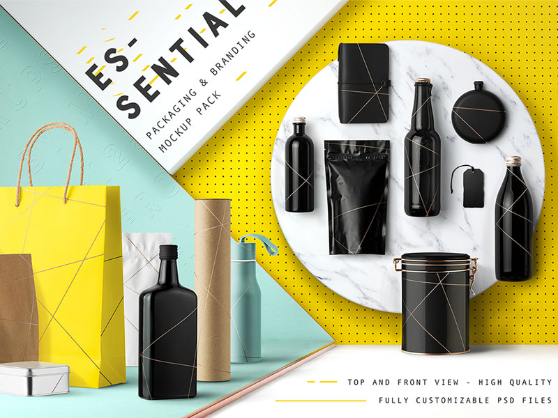 Essential Packaging Branding Mockup 1351937