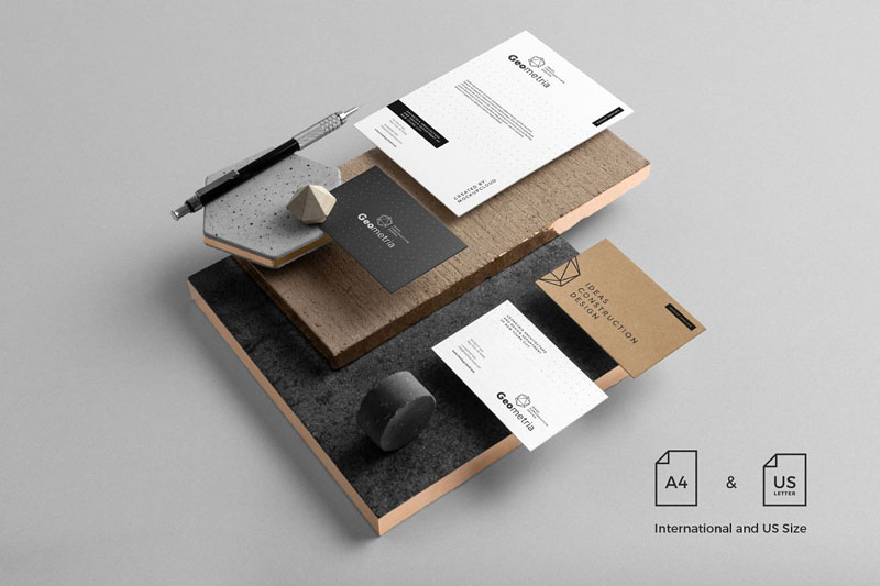 Geometria Branding Mockup 2