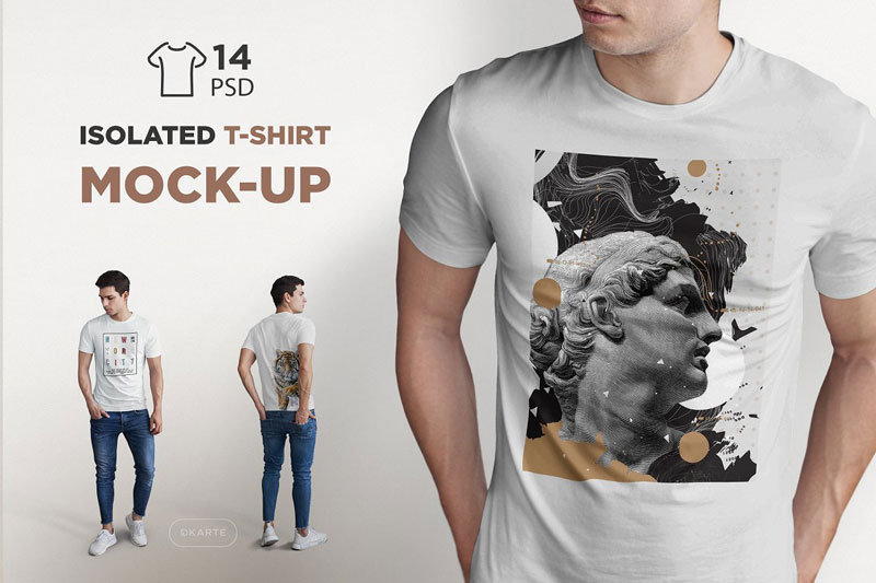Isolated T Shirt Mock Up