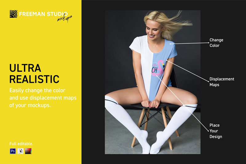 T Shirt Mock Up Set 1.1