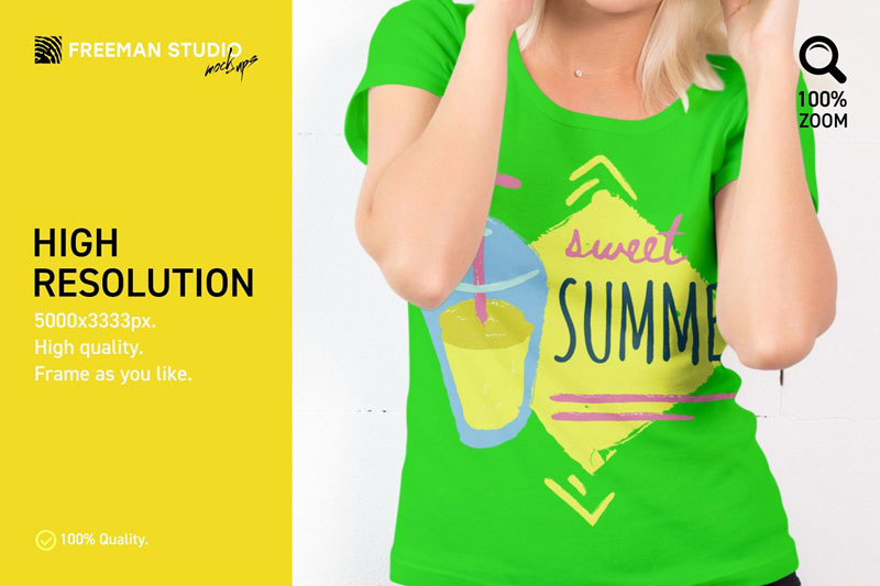 T Shirt Mock Up Set 7