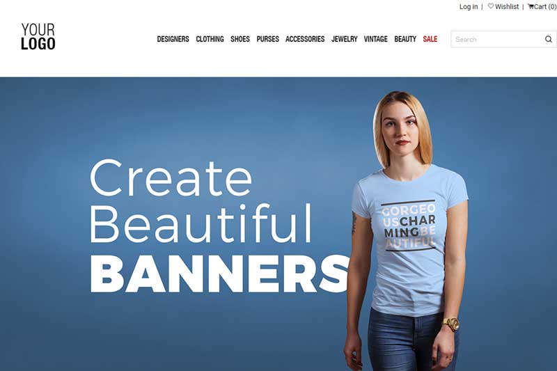 Crew Neck T shirt Mock up Female Version 2 1