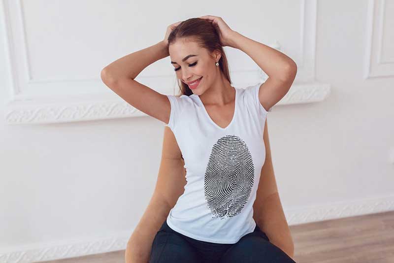 T Shirt Mock Up with Hot Model 3