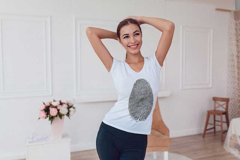 T Shirt Mock Up with Hot Model 5