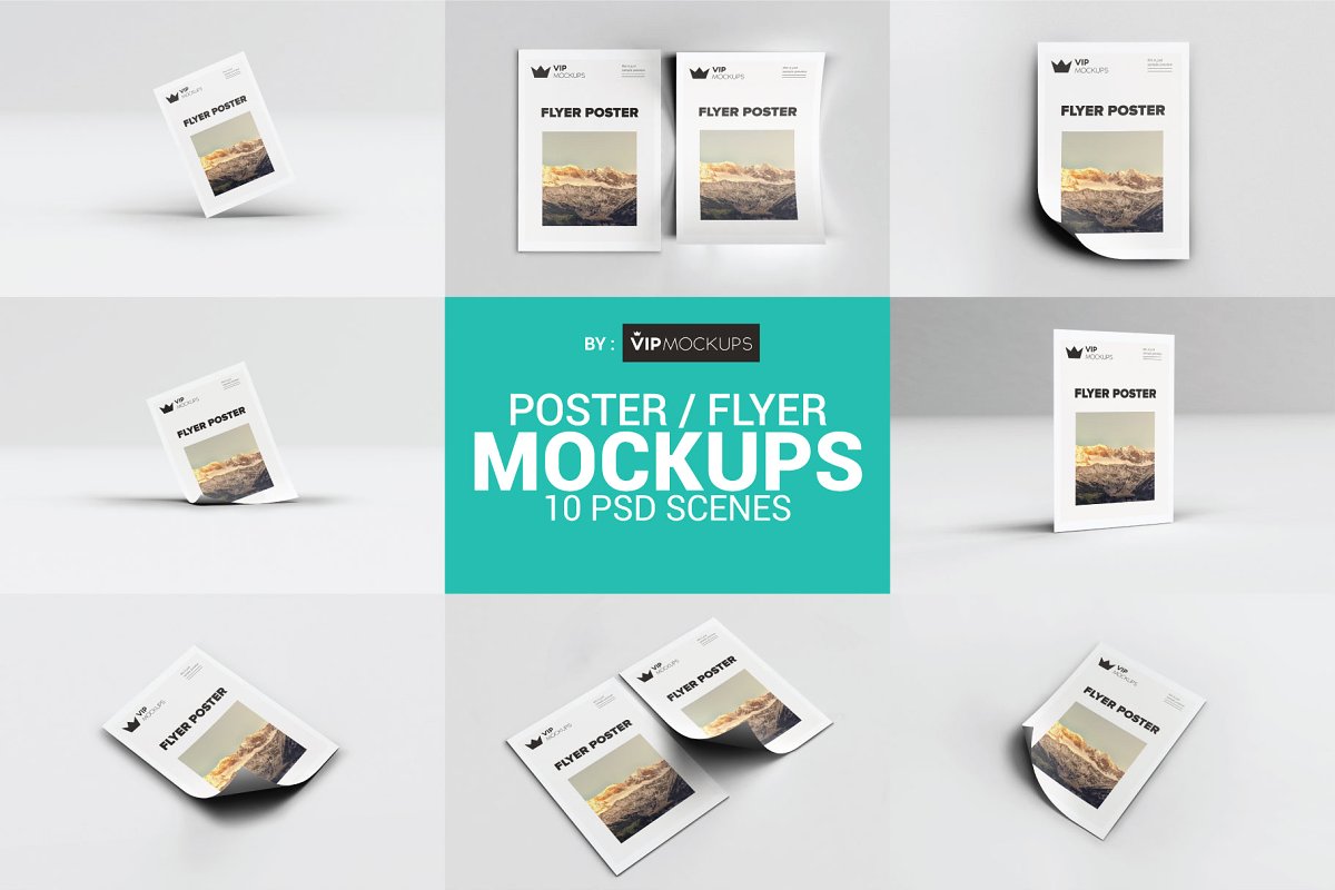 poster flyer mockups