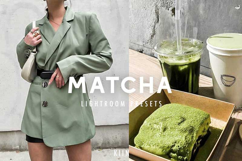 10 MATCHA GREEN LIGHTROOM PRESETS 4609006