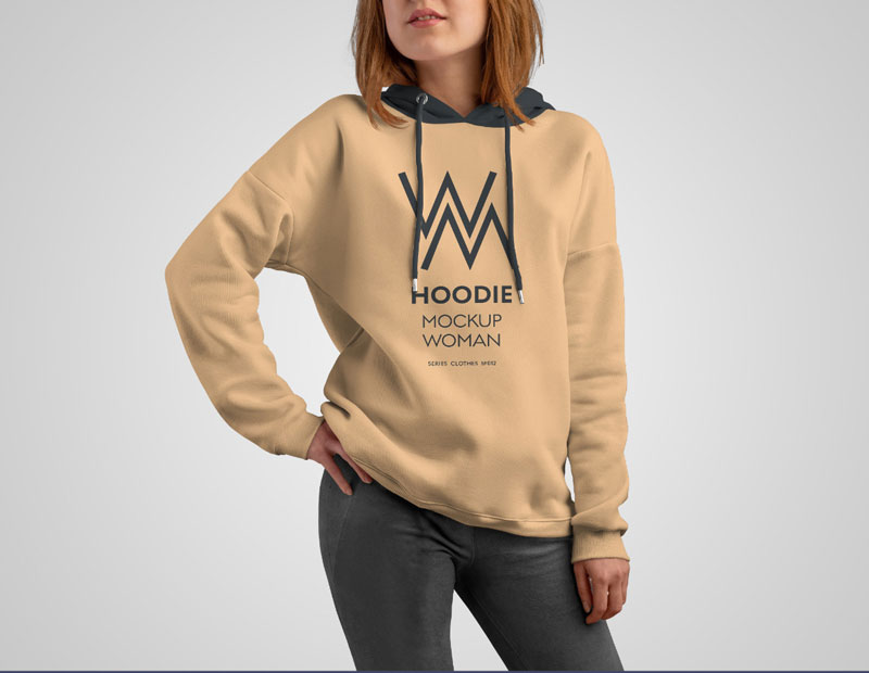 8 Mockups Woman Hoodie