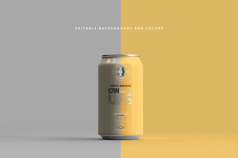 Can Mockups 330ml 4689217