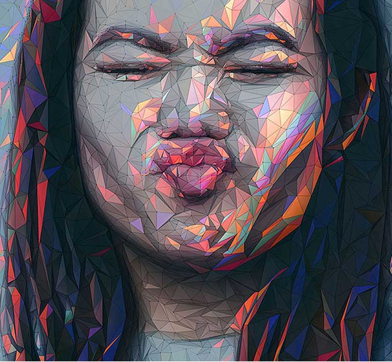 Polygon Photoshop Action 25712529 Free Download