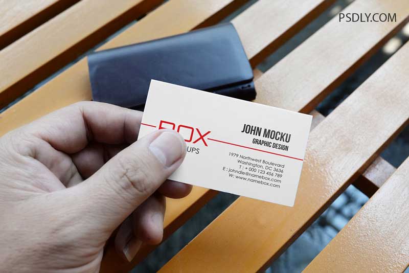 Realistic Business Card Mockups 2