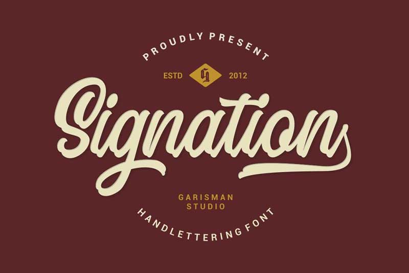 Signation Handlettering Font 4193473