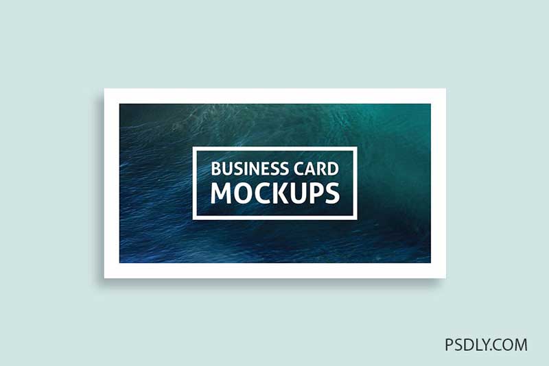 Simple Business Card Mockups 1