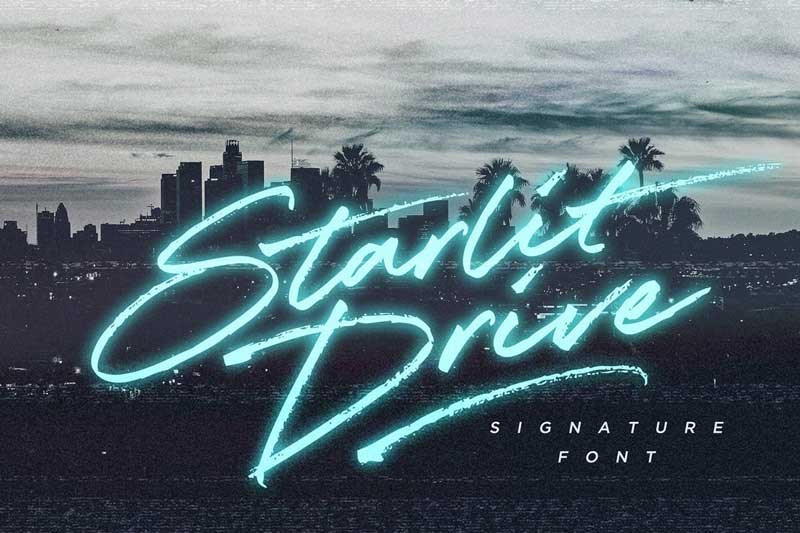 Starlit Drive Font Family