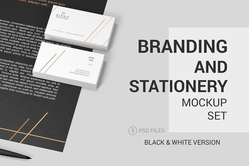 Stationery Branding Mockup Set 2691967