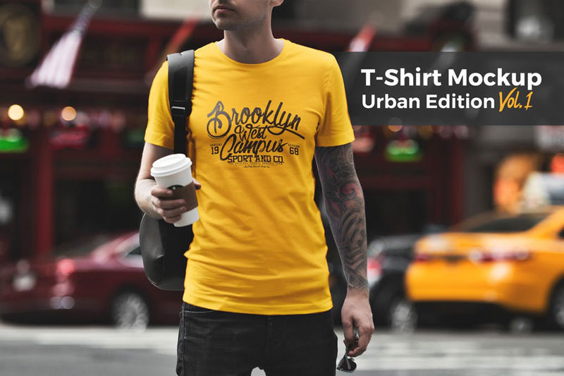 T shirt Mockup Urban Edition