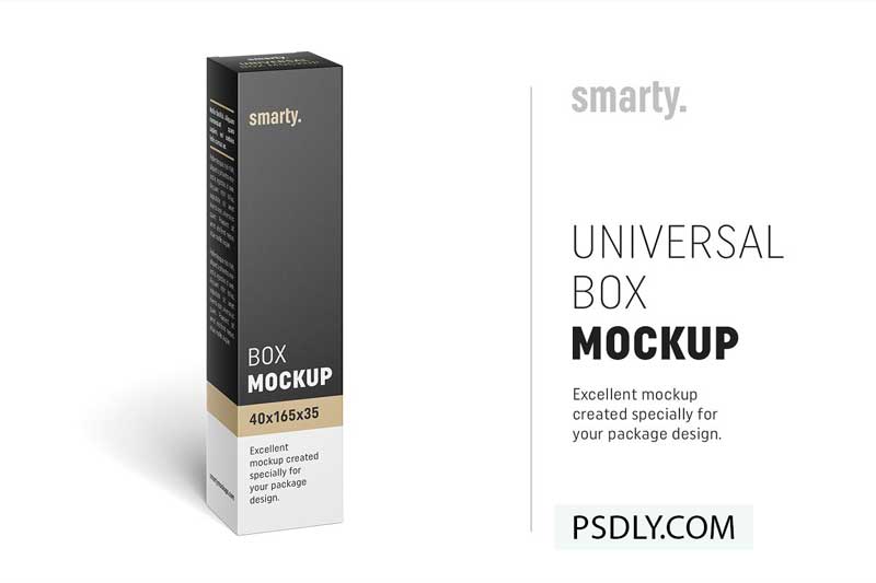 Universal box mockup