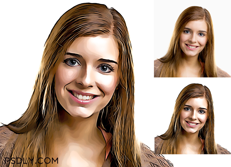 Vector Portrait Photoshop Effect 6