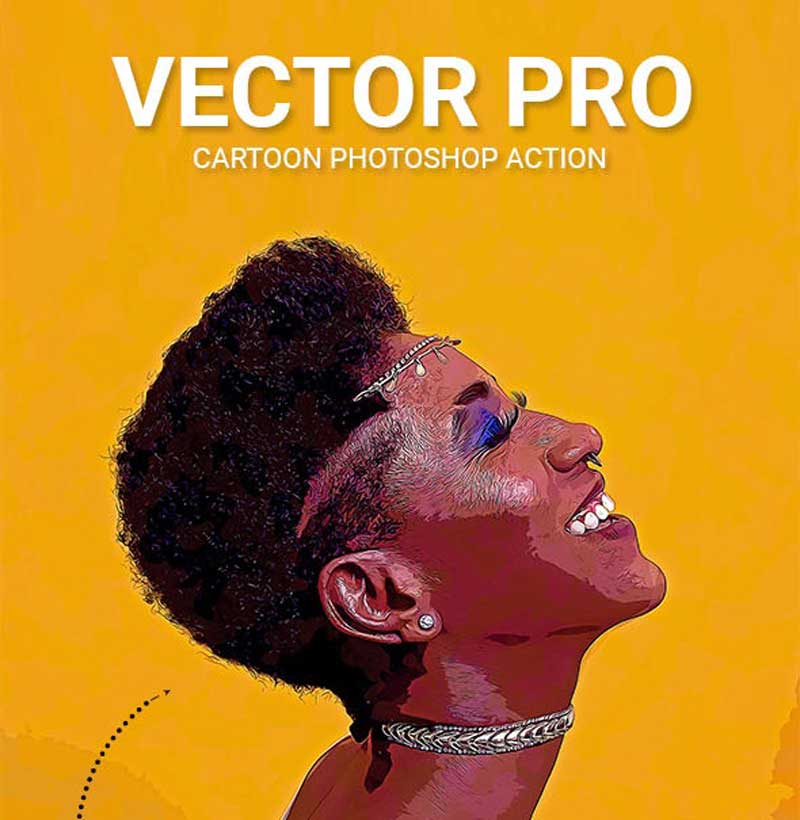 Vector Pro Cartoon Photoshop Action 25805026