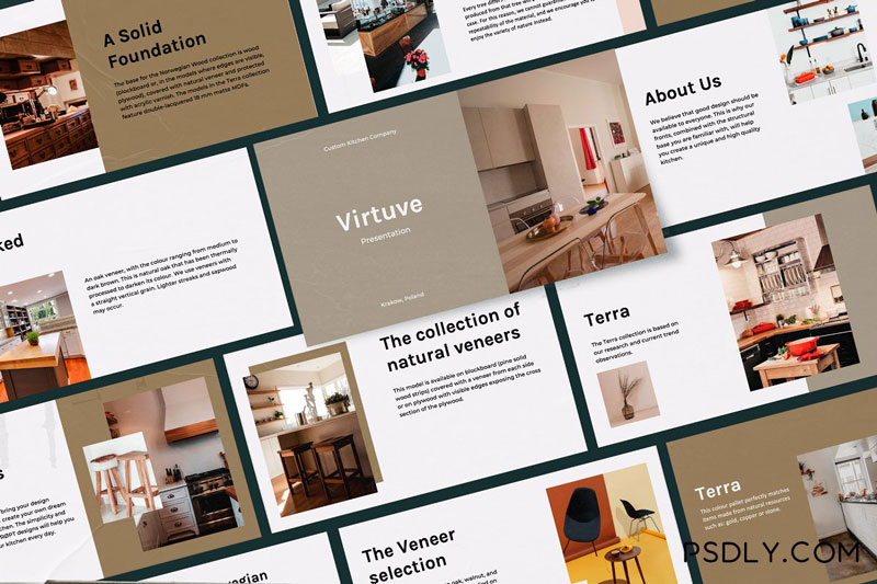 Virtuve Powerpoint Template