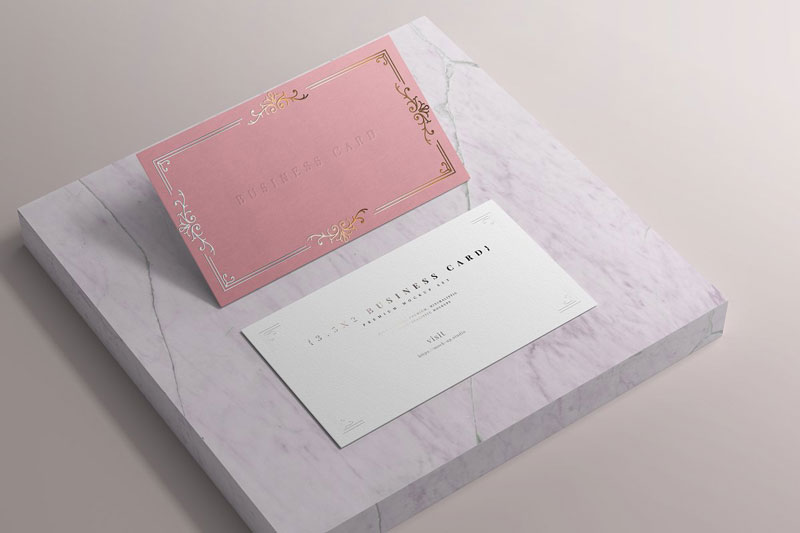 18x Business Card Mockups 4764539