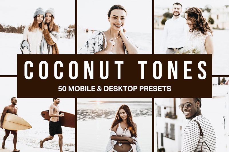 50 Coconut Tones Lightroom Presets 4517974