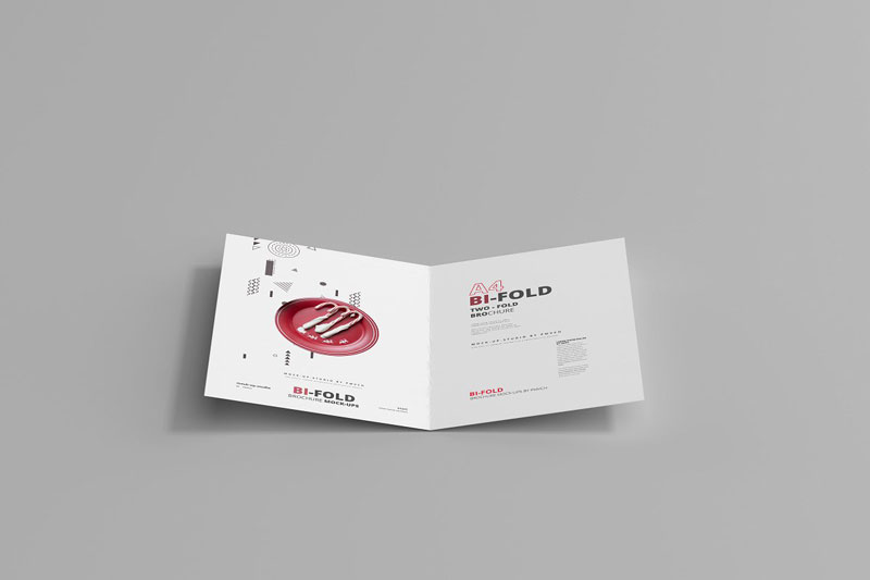 A4 Bi-Fold Brochure Mockups 4713388