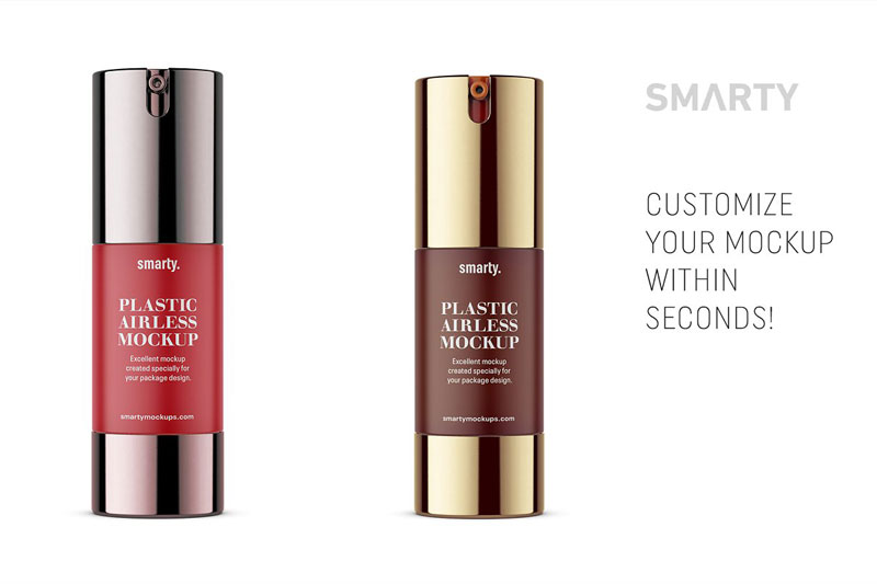 Airless bottle mockup 30ml 4708233