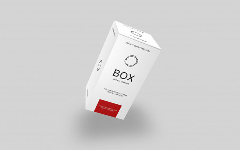Box packaging mockup 2