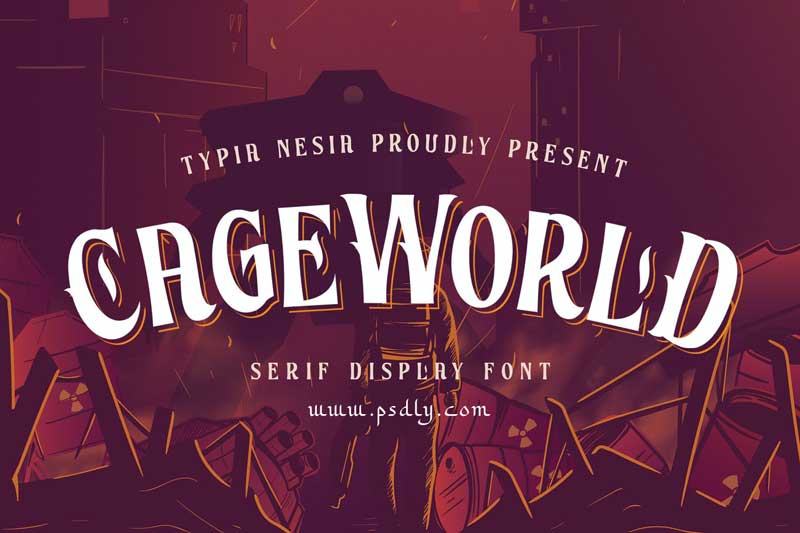 CageWorld Game Font
