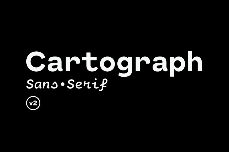 Cartograph CF warm monospace font 794485