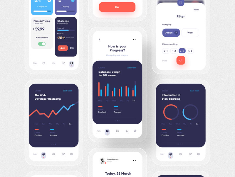 Course App UI Kit