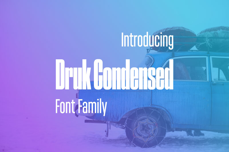 Druk Condensed Font Family 2524150