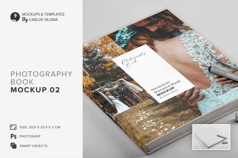 Hardcover Photo Book Mockup 02 4765306