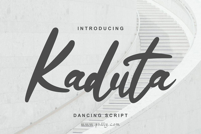 Kaduta Dancing Script Font