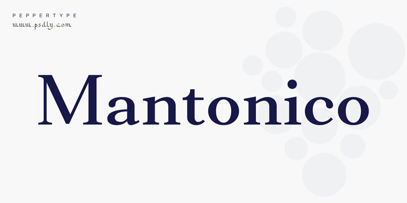 Mantonico Font Family