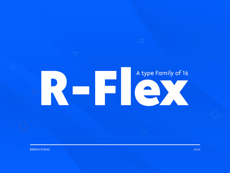 R Flex Sans Serif Font