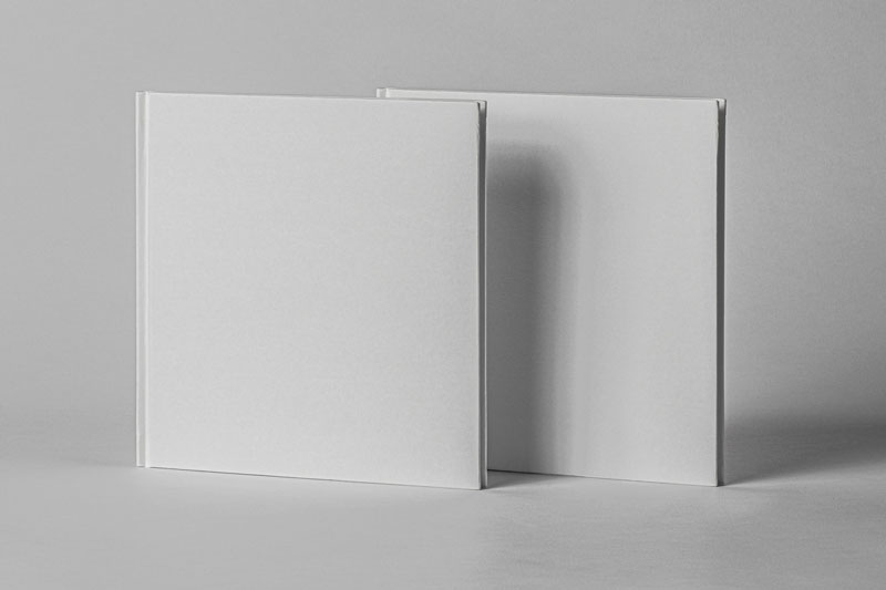 Square Book Psd Hardcover Mockup